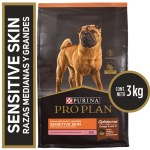 Pro Plan Sensitive Skin Dog Razas Medianas Y Grandes 3Kg