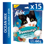Snacks Para Gato Felix® Travesuras Ocean Mix 60g