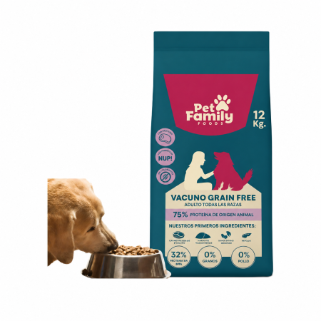 petfamily Perro Adulto, vacuno Todas Las Razas 12kg