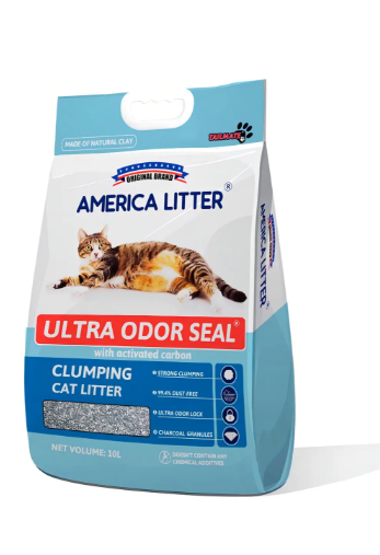 Arena sanitaria aglutinante America Litter ultra odor seal 15kg