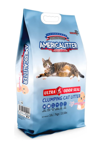 America Litter Ultra Odor Seal Baby Powder 15 Kg